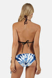 Tie-Dye Side Tie Bikini Set