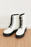 WeeBoo Big Steps Platform Combat Boots