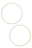 Metal Hoop Earring