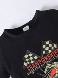 Boys CHAMPIONSHIPS Graphic Tee and Shorts Set