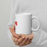 White Do What You Love mug
